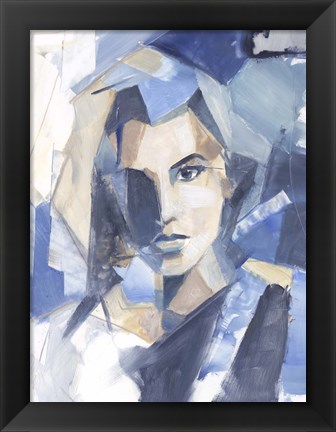 Framed Cubist Glamour II Print