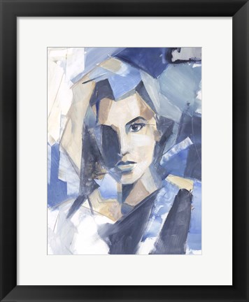 Framed Cubist Glamour II Print