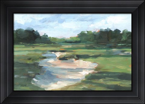 Framed Golf Course Study I Print