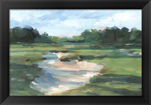 Framed Golf Course Study I Print