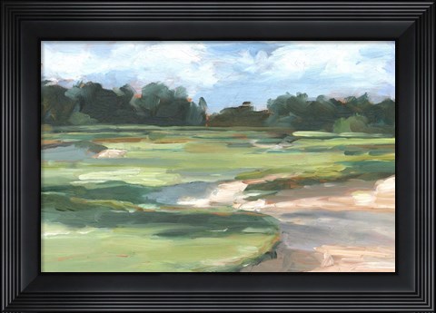 Framed Golf Course Study II Print