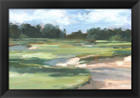 Framed Golf Course Study II Print