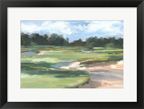 Framed Golf Course Study II Print