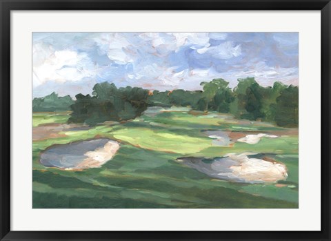 Framed Golf Course Study III Print