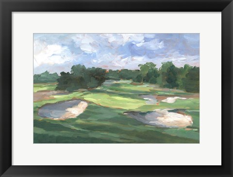 Framed Golf Course Study III Print