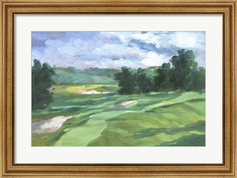 Framed Golf Course Study IV Print
