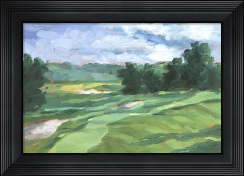 Framed Golf Course Study IV Print