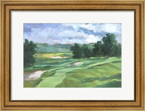 Framed Golf Course Study IV Print