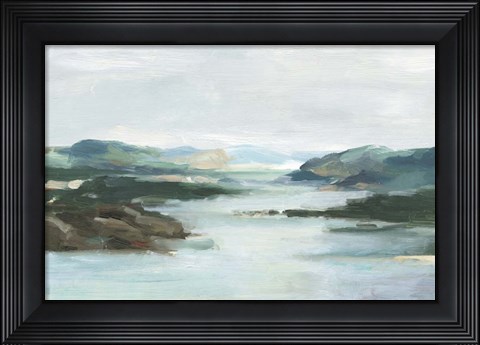 Framed Misty Cove I Print
