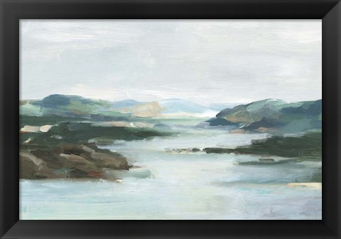 Framed Misty Cove I Print