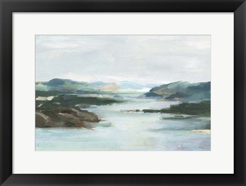 Framed Misty Cove I Print