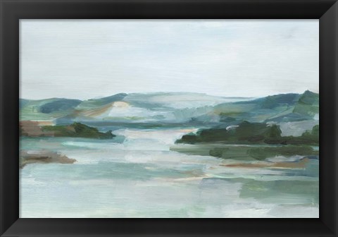 Framed Misty Cove II Print