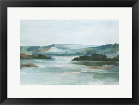 Framed Misty Cove II Print