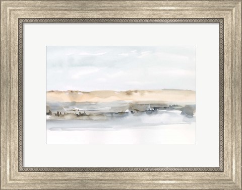 Framed Marsh Dunes I Print