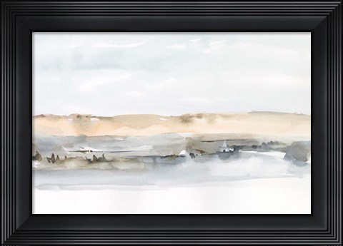 Framed Marsh Dunes I Print