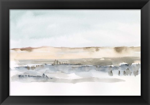 Framed Marsh Dunes II Print