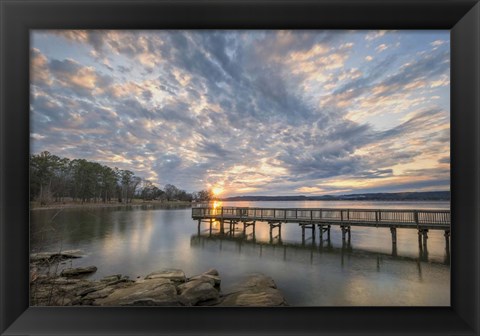 Framed Sunset Blues Print