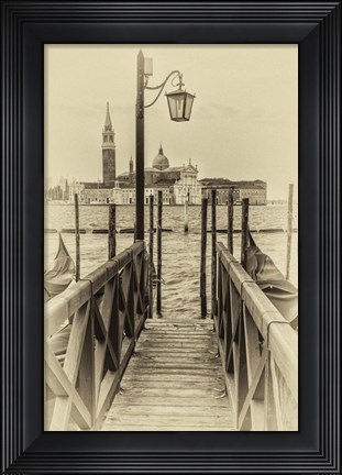 Framed Vintage Venice II Print
