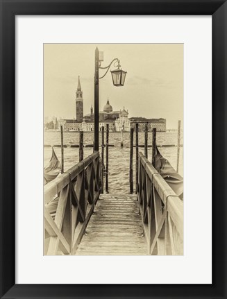 Framed Vintage Venice II Print