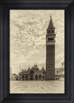 Framed Vintage Venice III Print