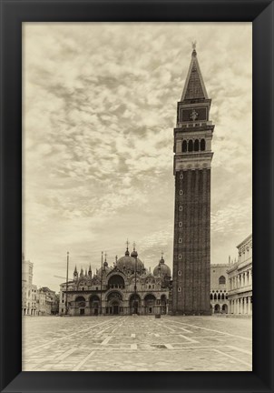 Framed Vintage Venice III Print