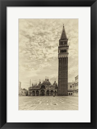 Framed Vintage Venice III Print