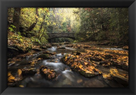 Framed Stone Bridge Print