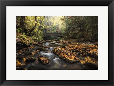 Framed Stone Bridge Print