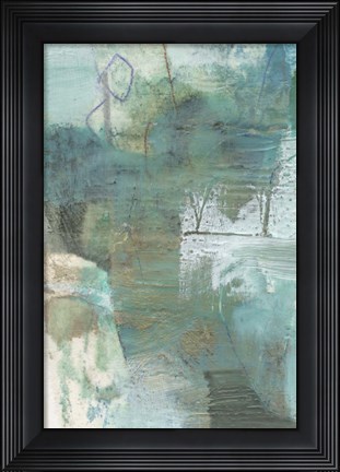 Framed Terrene Abstract V Print