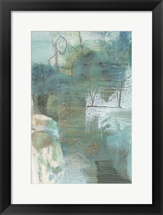 Framed Terrene Abstract V Print