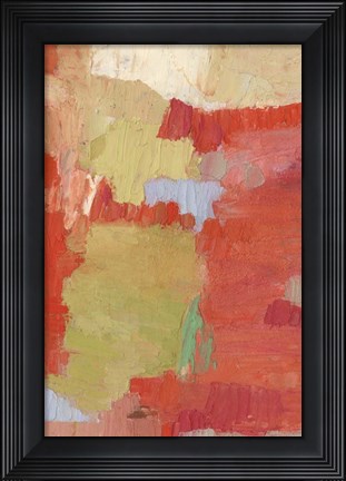 Framed Bright Costa I Print