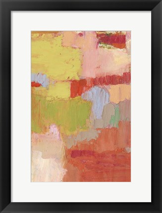 Framed Bright Costa II Print