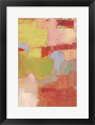 Framed Bright Costa II Print