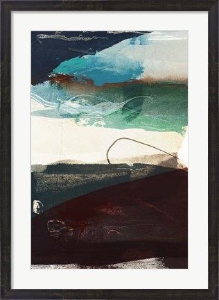 Framed Obscure Abstract V Print