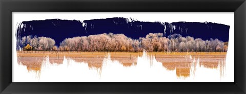 Framed Treeline Panorama Print