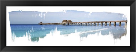 Framed Virginia Beach Pier Print