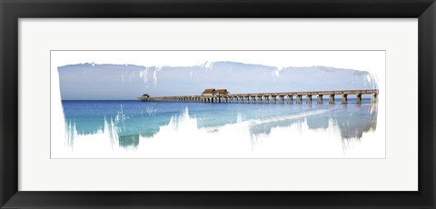 Framed Virginia Beach Pier Print