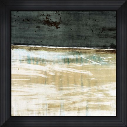 Framed Green Horizon Print