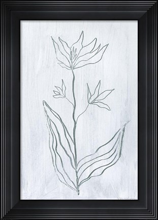 Framed Milkweeds III Print
