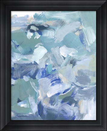 Framed Blue Night I Print