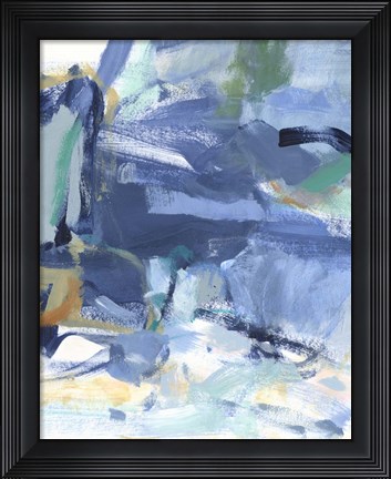 Framed Blue Room I Print