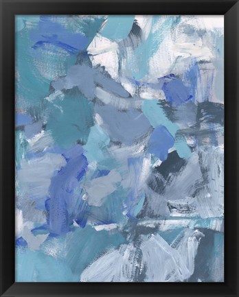 Framed Deep Blue Hue I Print