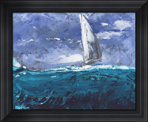 Framed Sail Ho I Print