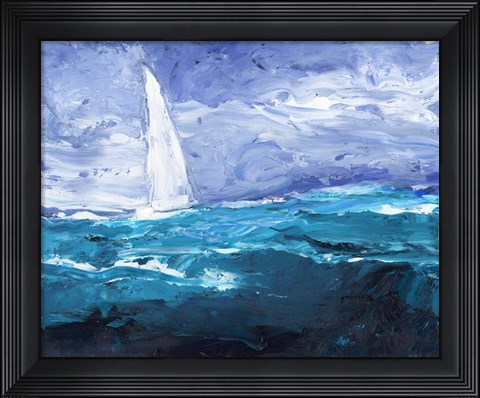 Framed Sail Ho II Print