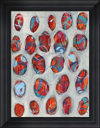 Framed Abstract Circles II Print