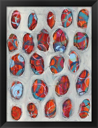 Framed Abstract Circles II Print