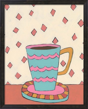 Framed Mid Morning Coffee I Print