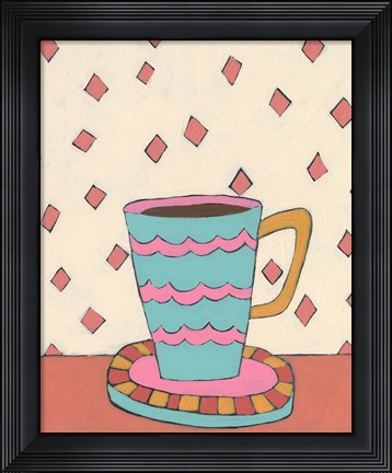 Framed Mid Morning Coffee I Print