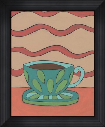 Framed Mid Morning Coffee IX Print