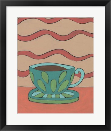 Framed Mid Morning Coffee IX Print